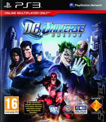 DC Universe Online - PS3 Cover & Box Art