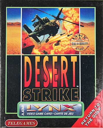 Desert Strike - Lynx Cover & Box Art