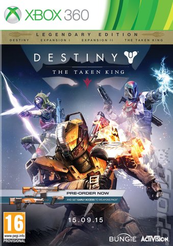 Destiny: The Taken King - Xbox 360 Cover & Box Art