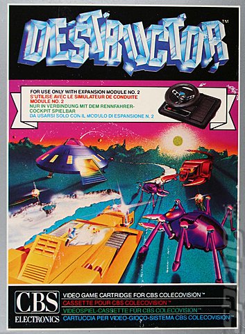 Destructor - Colecovision Cover & Box Art