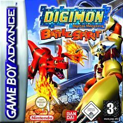 Digimon Battle Spirit - GBA Cover & Box Art