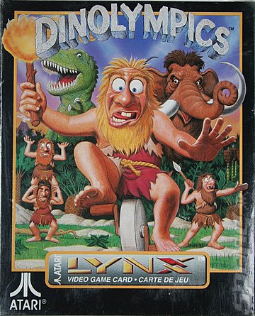 Dinolympics - Lynx Cover & Box Art