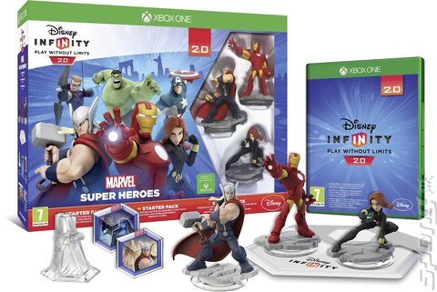 Disney Infinity 2.0: Marvel Superheroes - Xbox One Cover & Box Art