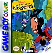 Disney's The Emperor's New Groove - Game Boy Color Cover & Box Art