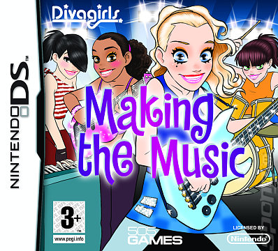 Diva Girls: Making the Music - DS/DSi Cover & Box Art