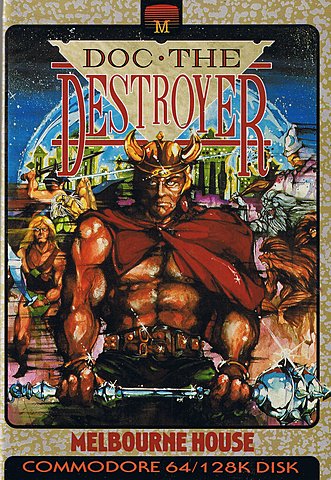Doc the Destroyer - C64 Cover & Box Art