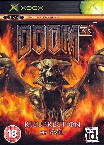 Doom III: Resurrection of Evil - Xbox Cover & Box Art