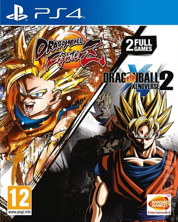 Dragon Ball FighterZ and Dragon Ball Xenoverse 2 - PS4 Cover & Box Art