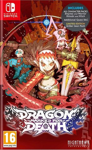 Dragon Marked for Death - Switch Cover & Box Art