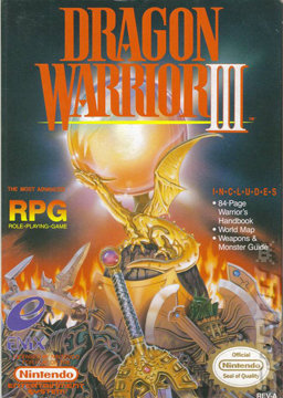Dragon Quest III - NES Cover & Box Art
