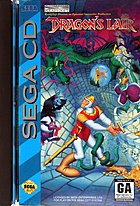 Dragon's Lair - Sega MegaCD Cover & Box Art