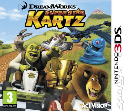DreamWorks Super Star Kartz - 3DS/2DS Cover & Box Art