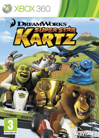 DreamWorks Super Star Kartz - Xbox 360 Cover & Box Art