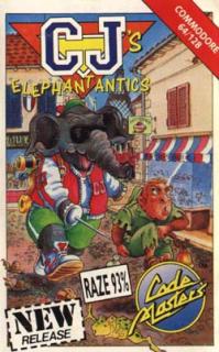 ElephantAntics - C64 Cover & Box Art