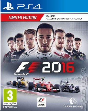 F1 2016 - PS4 Cover & Box Art