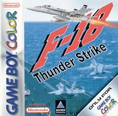 F18 Thunder Strike - Game Boy Color Cover & Box Art
