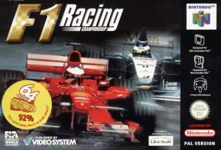 F1 Racing Championship - N64 Cover & Box Art