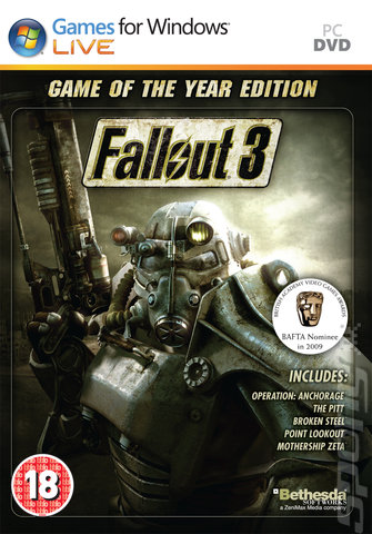 Fallout 3: Game of the Year Edition - PC Cover & Box Art