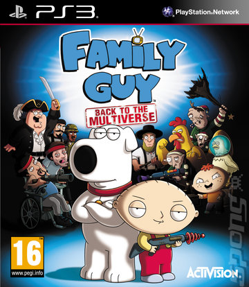 Family Guy: Back To The Multiverse - PS3 Cover & Box Art