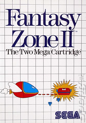 Fantasy Zone II - Sega Master System Cover & Box Art