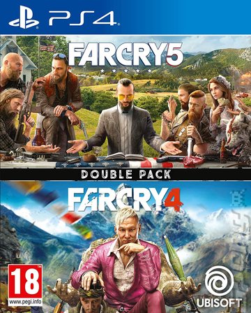 Far Cry 4 and Far Cry 5 Double Pack - PS4 Cover & Box Art