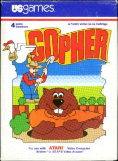 Gopher - Atari 2600/VCS Cover & Box Art