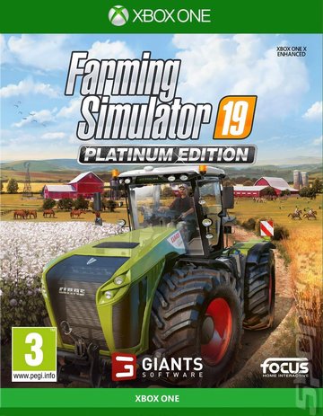 Farming Simulator 19: Platinum Edition - Xbox One Cover & Box Art