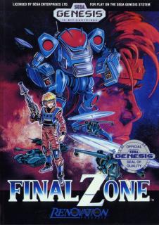 Final Zone - Sega Megadrive Cover & Box Art