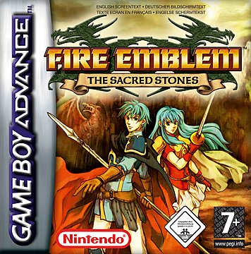 Fire Emblem: The Sacred Stones - GBA Cover & Box Art