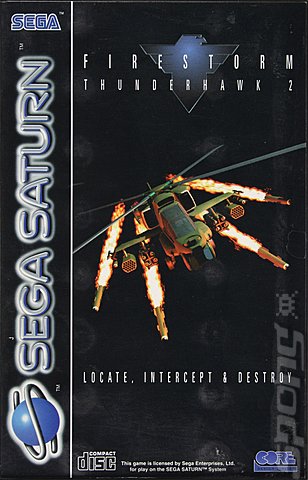 Firestorm: Thunderhawk 2 - Saturn Cover & Box Art