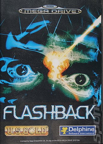 Flashback - Sega Megadrive Cover & Box Art