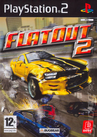 FlatOut 2 - PS2 Cover & Box Art