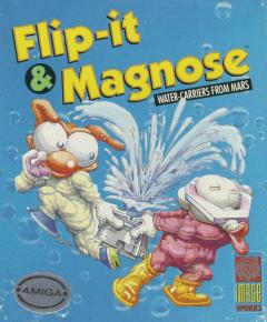 Flip-it and Magnose: Water Carriers from Mars - Amiga Cover & Box Art