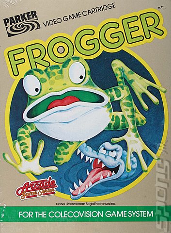Frogger - Colecovision Cover & Box Art