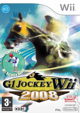 G1 Jockey Wii 2008 - Wii Cover & Box Art