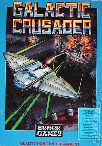 Galactic Crusader - NES Cover & Box Art