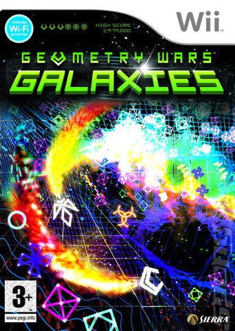 Geometry Wars: Galaxies - Wii Cover & Box Art