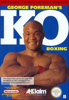 George Foreman's KO Boxing - NES Cover & Box Art