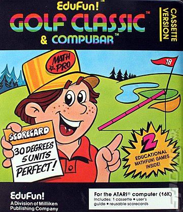 Golf Classic & Compubar - Atari 400/800/XL/XE Cover & Box Art