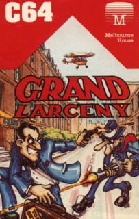 Grand Larceny - C64 Cover & Box Art