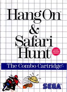 Hang on / Safari Hunt - Sega Master System Cover & Box Art