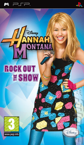 Hannah Montana: Rock Out the Show - PSP Cover & Box Art