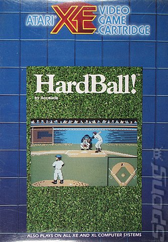 Hardball - Atari 400/800/XL/XE Cover & Box Art