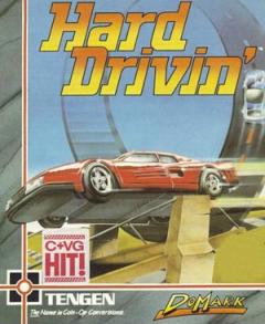 Hard Drivin' - C64 Cover & Box Art