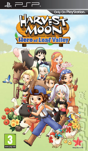 Harvest Moon: Hero of Leaf Valley - PSP Cover & Box Art