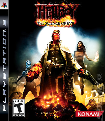 Hellboy: The Science of Evil - PS3 Cover & Box Art