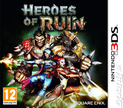 Heroes of Ruin - 3DS/2DS Cover & Box Art