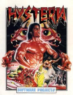 Hysteria - C64 Cover & Box Art