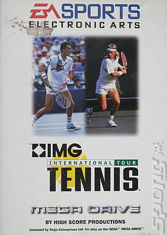IMG International Tour Tennis - Sega Megadrive Cover & Box Art