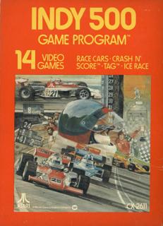 Indy 500 - Atari 2600/VCS Cover & Box Art